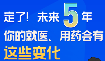 定了！未来5年你的就医、用药会有这些变化