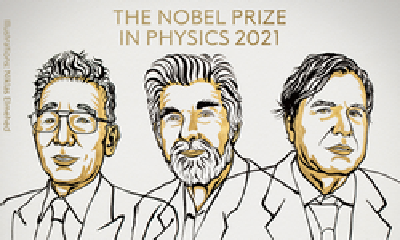 2021年诺贝尔物理学奖揭晓！美德意三国科学家分享荣誉