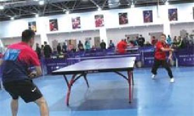 十堰奥体中心青少年活动馆迎来首场比赛 市乒乓球协会会员联赛（第二站）举行