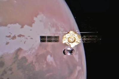 国家航天局发布“天问一号”传回图像 “祝融号”火星车累计行驶超1400米