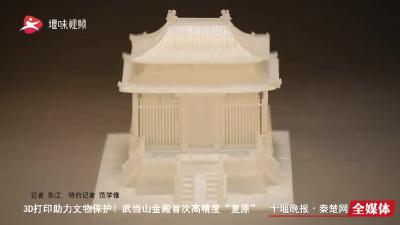 3D打印助力文物保护！武当山金殿首次高精度“复原”