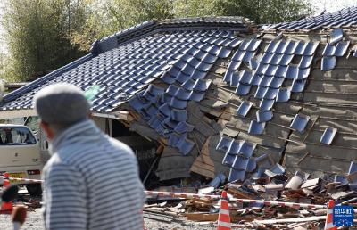 日本地震致4人死亡 未出现核事故灾害