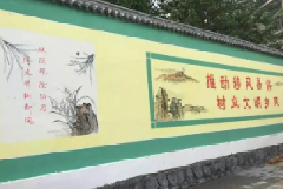 学习规约内容 签署践约承诺 堰口桥村开展移风易俗主题宣传