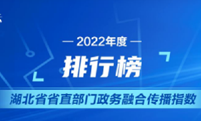 “马太效应”减弱、政务传播视频化成效显著，2022年度湖北融合传播指数发布！