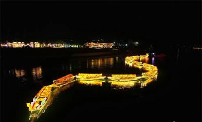 流光溢彩满汉江！丹江口市“水都不夜城”精彩开幕