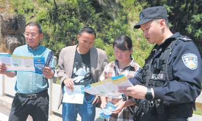 竹山：防诈宣传 常抓不懈