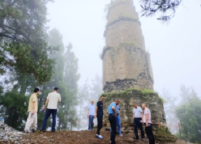 历经两百多年风雨，竹山文峰塔修缮启动