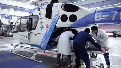 来回仅68分钟！十堰人医直升机飞往竹溪免费救援心梗患者