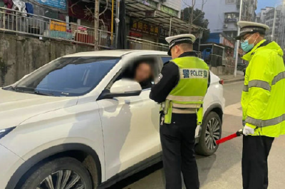 春节期间，十堰75名“酒司机”被交警查处