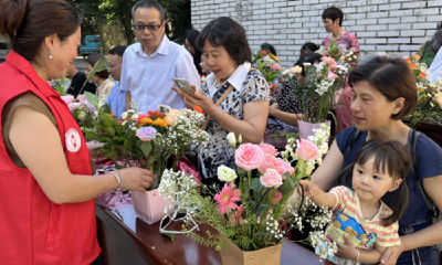 张湾区红卫街道动力新村社区：以花为媒 缔造美好生活