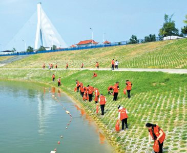 文明河流 | 郧阳区：弘扬志愿服务精神 携手共建文明河流