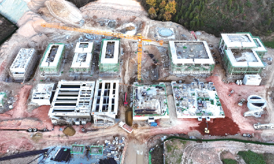 十堰高新区工业污水处理厂主体完工