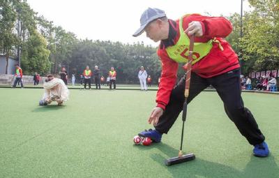 郧阳区举办汉江城市群门球联谊赛