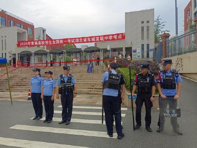 多方联动护航高考 车城高中考点暖心助考