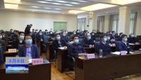 我市组织收听收看十堰市安委会全体（扩大）电视电话会