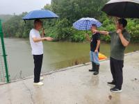 市招商服务中心：闻“汛”而动 共筑防汛安全线