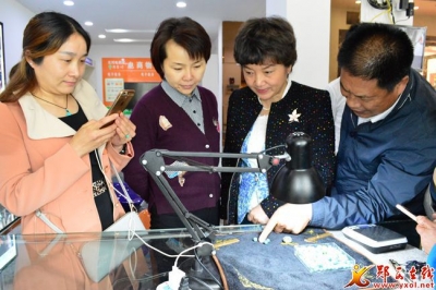 省统计局调研我县电子商务和统计工作