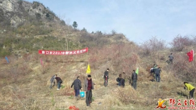 香口全力做好“生态+” 义务植树添新绿