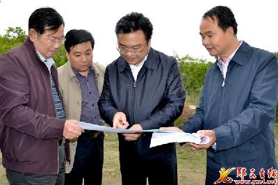 张涛实地踏勘“武西”高铁路线走向和站址设置