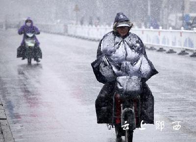 安家乡“三防”举措应对雨雪天气