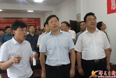 全市二季度重点项目拉练与会代表莅临郧西参观