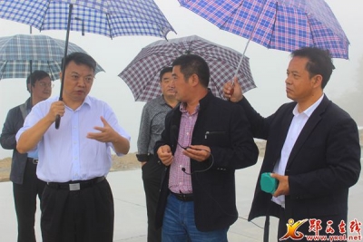 江夏区人大主任涂家顺来郧西开展对口帮扶