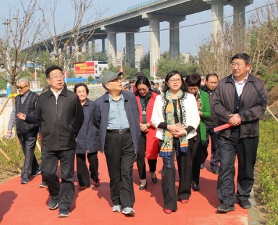 蓝官衡等市离退休老干部视察郧西旅游