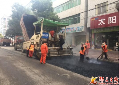 观音集镇街道换“新颜”