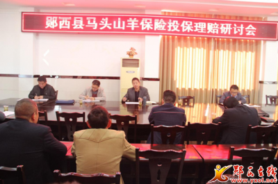 我县召开马头山羊保险投保理赔研讨会