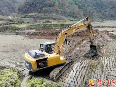 槐树第一个污水处理厂开工建设