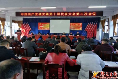 中国共产党城关镇第十届代表大会第二次会议胜利召开