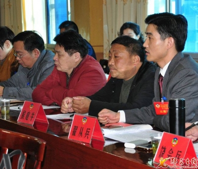 县长查宏参加经济界政协委员分组讨论