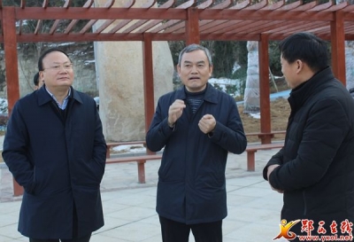 副市长赵哲来我县督查天河河长制推进工作