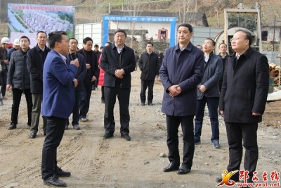 全市易地扶贫搬迁现场推进会在我县召开