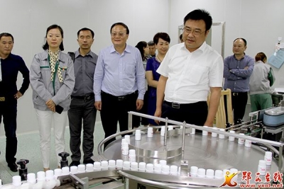 张涛率团赴上海医药集团考察洽谈项目