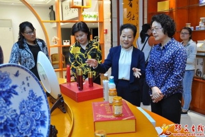 省妇联副主席高勤调研我县妇联改革及妇女创业就业工作