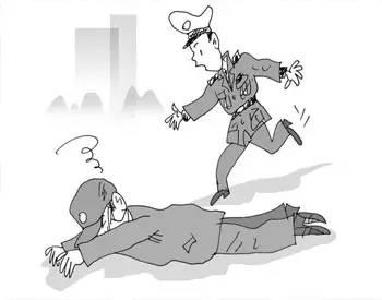 男子突然发病摔倒怪他人 民警及时阻止送医治疗