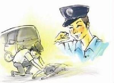 八旬老人捡废品中暑晕倒 警民协手送医救治脱险