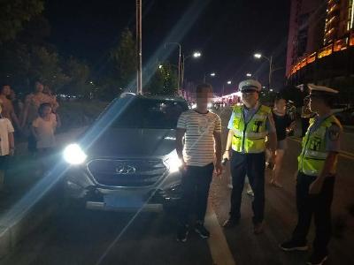 郧西交警开展集中夜查整治行动 查处酒驾9起