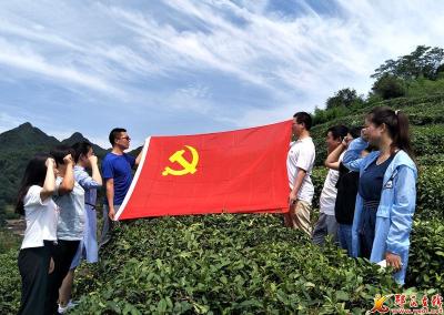马安镇：田间地头宣誓入党