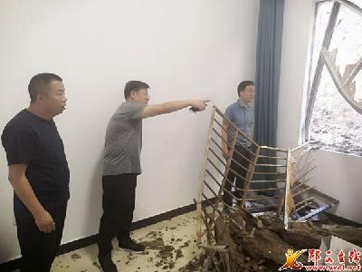 夹河镇 防汛一线，彰显党员干部担当