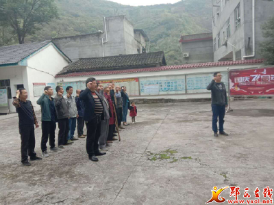 店子镇张家坪村开展“迎国庆”系列活动