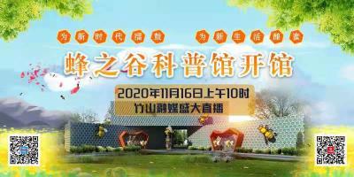 直播标题｜竹山蜂之谷科普馆开馆大直播 