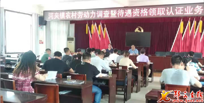 河夹镇：开展劳动力调查助力乡村振兴