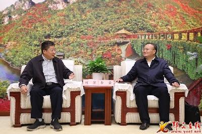 查宏会见华电集团湖北发电有限公司党委书记、董事长刘强一行