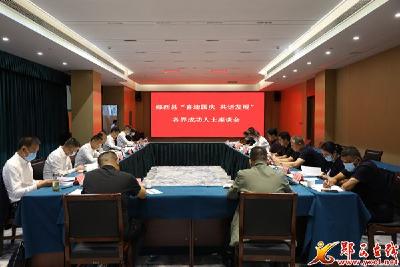我县召开各界成功人士座谈会