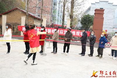 湖北口回族乡举行核酸检测应急演练