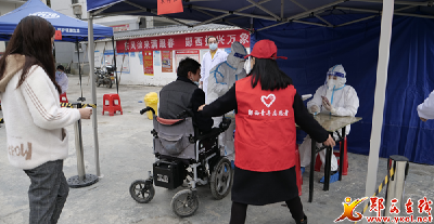 景阳乡：织密疫情“防护网” 开展核酸演练“大练兵”