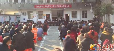 河夹镇 村民委员会换届选举有序推进