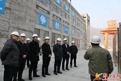 朱汉桥调研我县航电枢纽项目建设